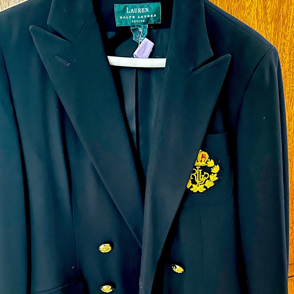 Navy will Ralph Lauren Blazer Vintage at 22 year ago purchase.